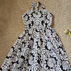 Bernie Dexter damask Goddess swing dress